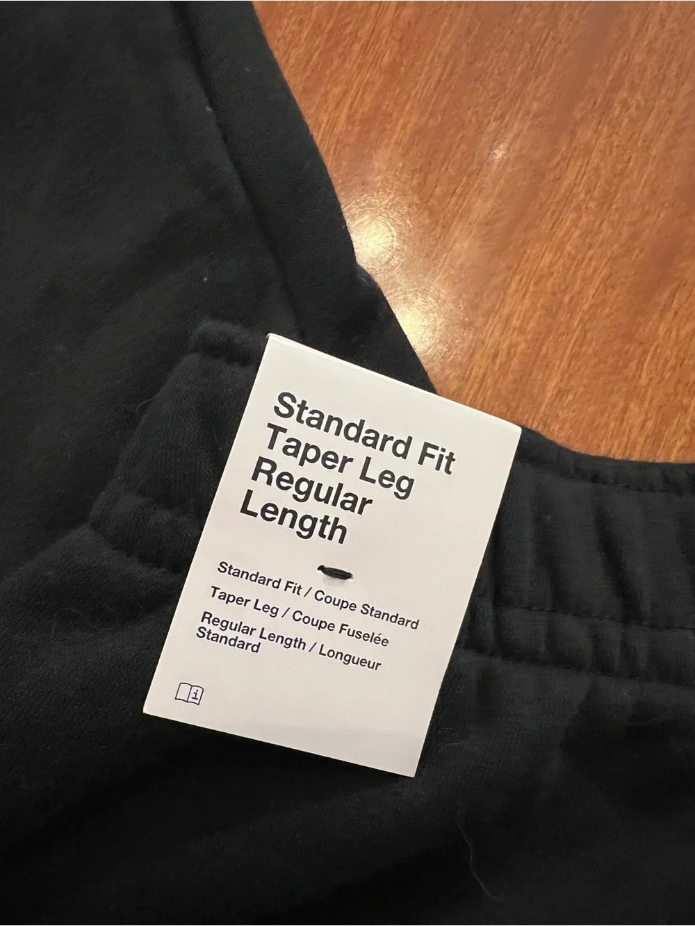 Nike Black Sweatpants with White Swoosh Logo